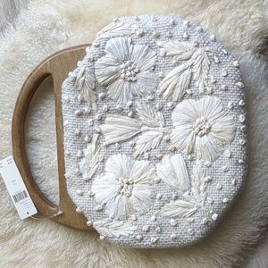 Anthropologie Juliette Embellished Clutch